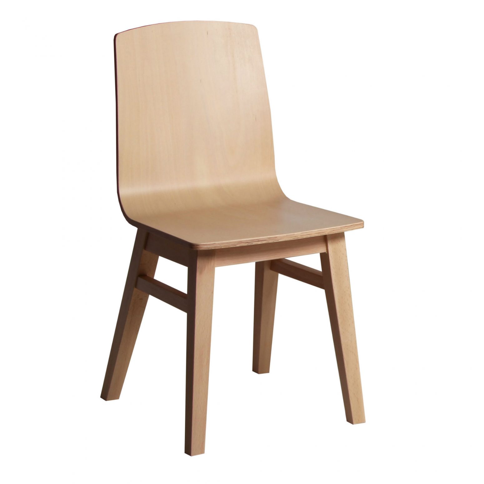 Chaise moderne en bois massif