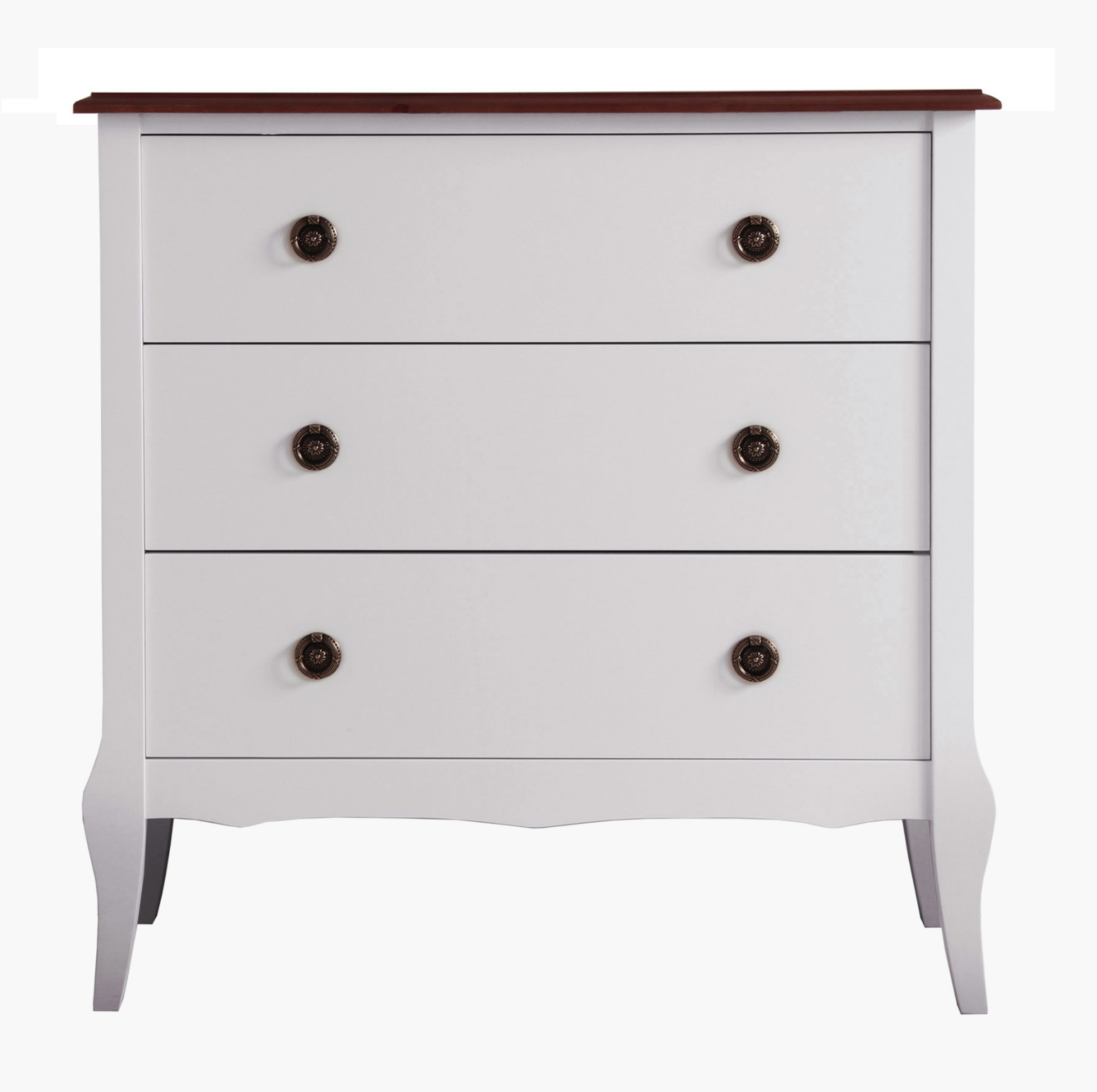 Petite Commode Blanche En Pin Massif Tiroirs Brin D Ouest